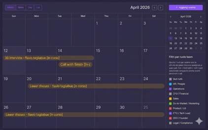 Calendario condiviso